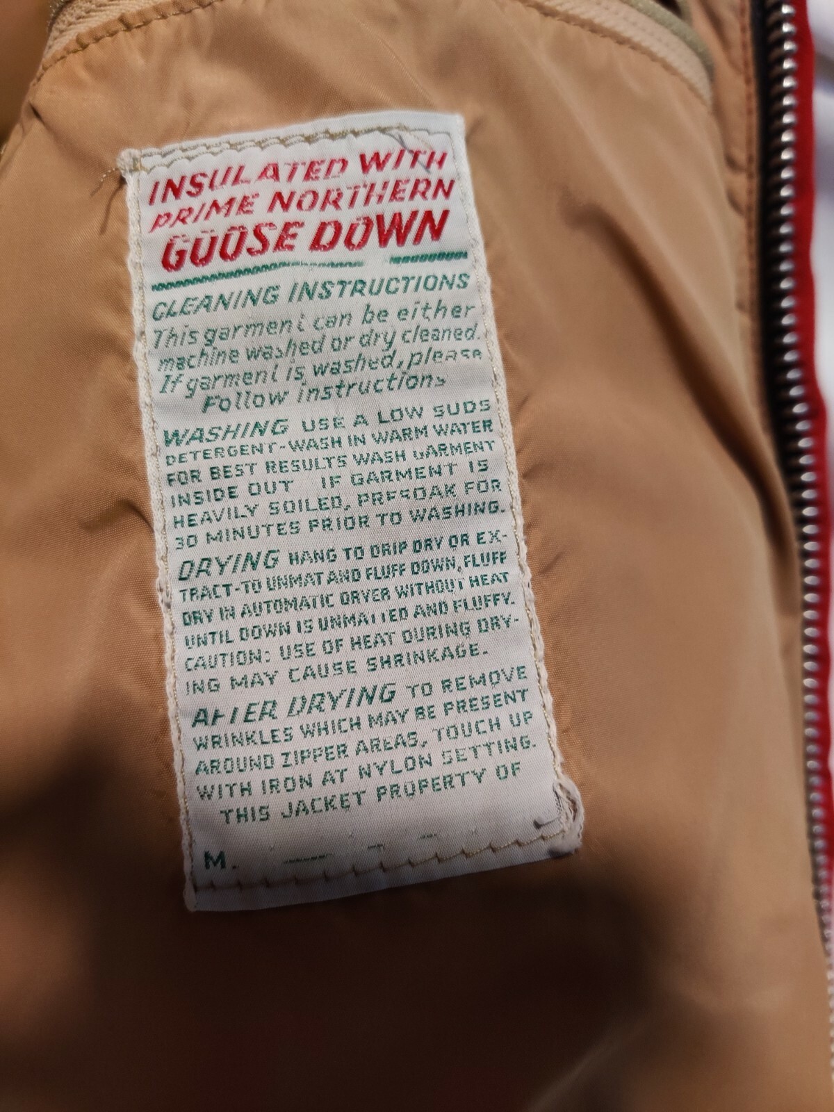 Vintage 10X Goose Down Jacket With Hood 