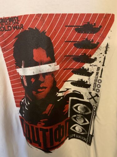 Call Of Duty Mens Sz 2XL 50-52 Black Ops Cold War T shirt white