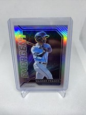 2021 Panini Prizm Emergent Insert Wander Franco #EM1 Silver Prizm Tampa Bay Rays