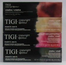 TIGI Creative Permanent Creme Hair Color 2oz NIB BL Pay One Shipping Price