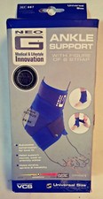 NEO G ANKLE SUPPORT W/ FIGURE OF 8 STRAP CLASS 1 MEDICAL DEVICE FREE SHIPPING