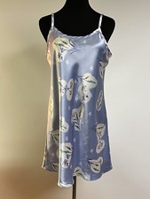 Giligan  O'Malley Satin Floral Chemise Nightgown Size M