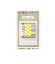 My Mind's Eye COLLECTABLE "Unforgettable" Decorative Washi Tape CTB219