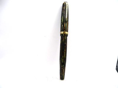 筆記具 Parker Duofold Parker Vintage Striped Duofold Fountain Pen-1946-fine point--new