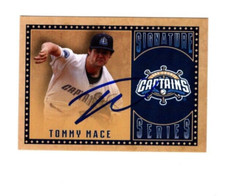 Tommy Mace signed autographed 2022 Lake County Captains card Tampa, FL