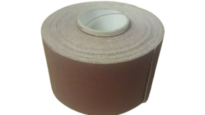 Ekamant P80 Schleifpapierrolle 115 mm x 25 m (vorgeschnitten 230 mm) Klettrücken