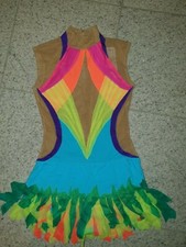 RSG Rhythmic Gymnastics Anzug Leotard Gr. 140-152 NP 300€ ohne Strass NEU