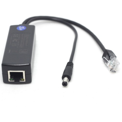 Prise DC 5,5x2,1mm répartiteur PoE actif alimentation sur Ethernet 48V à 5V 2,4A - Photo 3/10