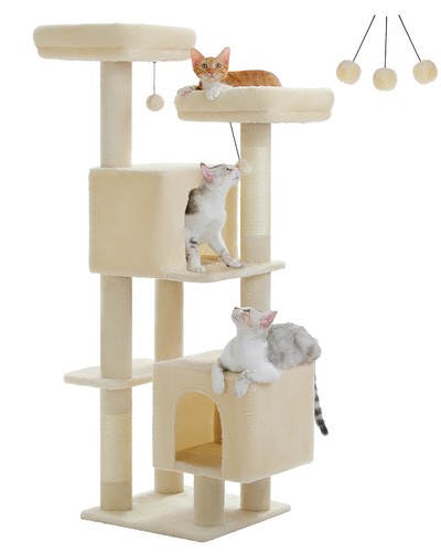 PAWZ Road Cat Tree Tower Condo Scratching Post Scratcher House for Large Cats - Picture 10 of 42