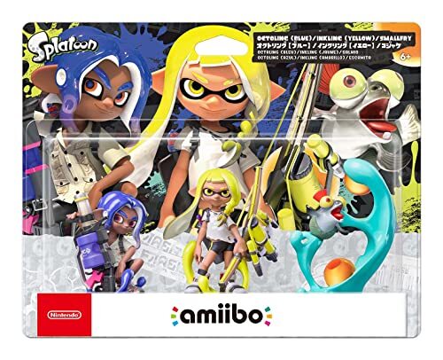 スプラトゥーン　フィギュアSplatoon amiibo フィギュア 4体セット amiibo Triple Set Inkling Yellow/Octing Blue/Kojaquet Splatoon