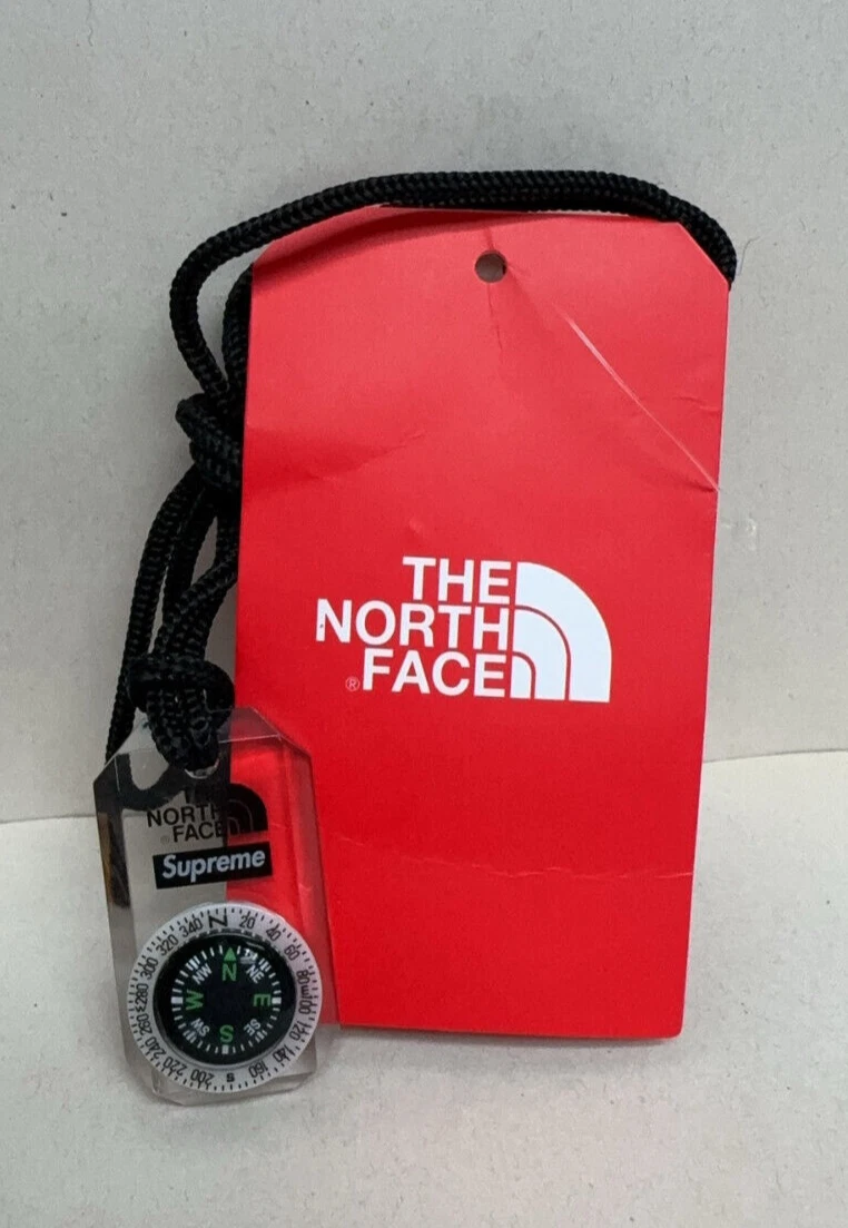 Collier boussole Supreme The North Face transparent FW18 neuf