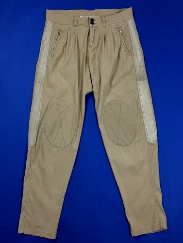 Twin set pantalone donna usato chino W30 tg 44 beige relaxed comodo pants T4581 - Foto 3 di 12