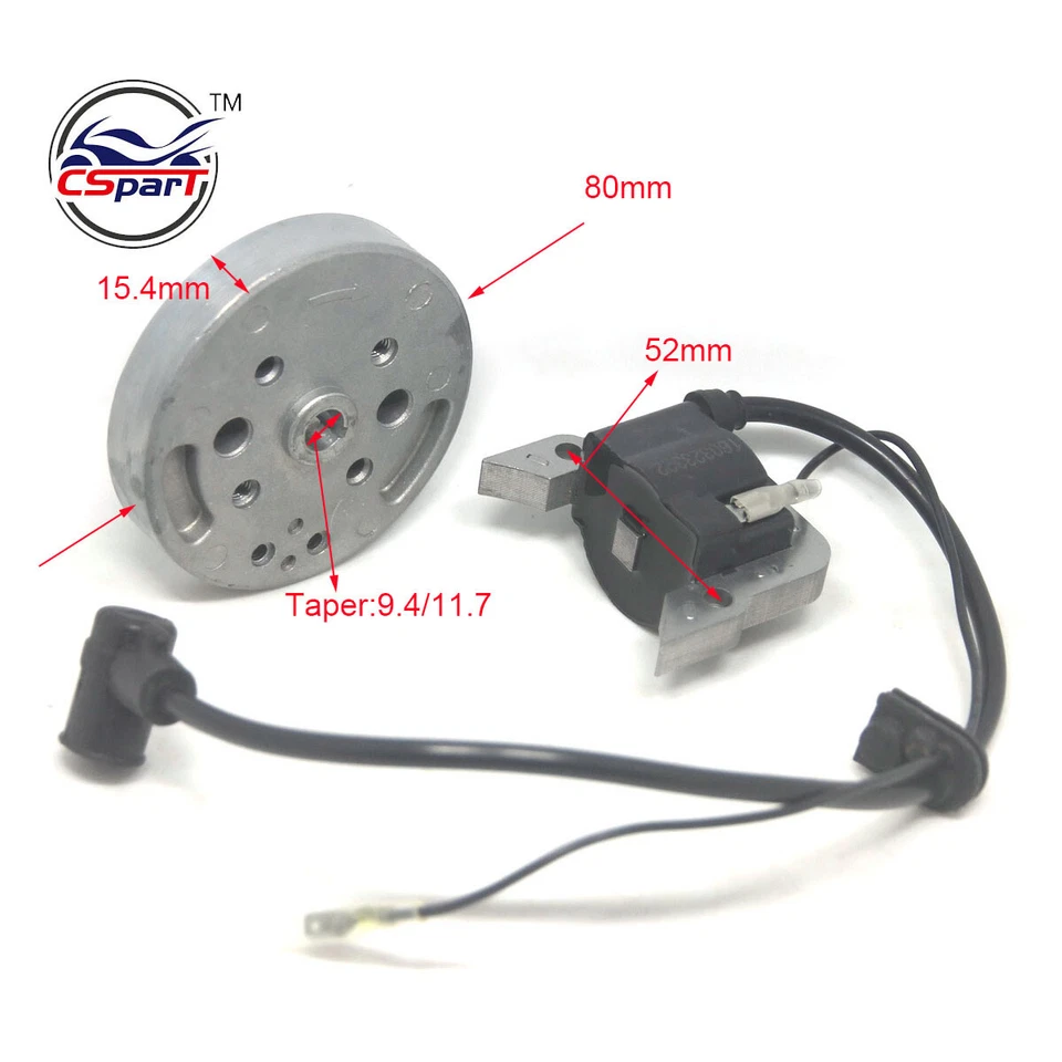 Bobina de encendido para Malaguiti Husky Boy Grizzly LEM 50CC Franco Morini S6E Foto 3 de 4