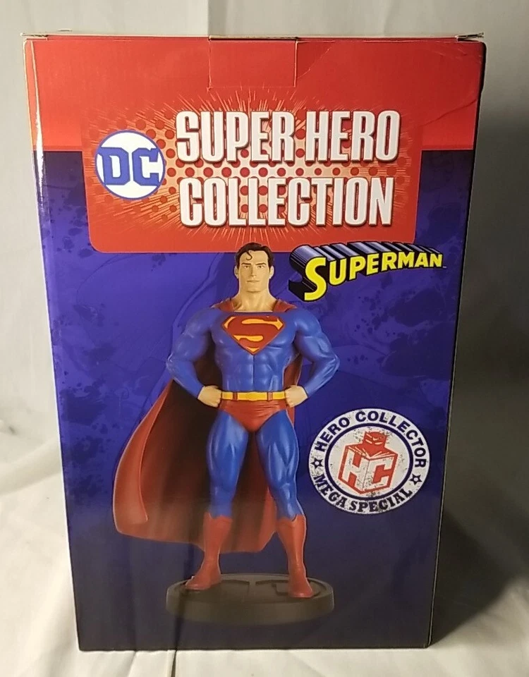 DC Super Hero MEGA Estatua Especial Superman Eaglemoss Con Certificado de Autenticidad Limitado 666/1000 Foto 3 de 4