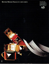 publicité Advertising 0423  1994   montre  Médor  parlez en à mon chien   Hermès