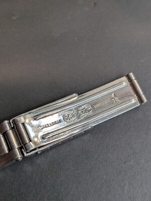 Genuine Original Rolex Folding Clasp Buckle Steel 8mm Vintage 1970