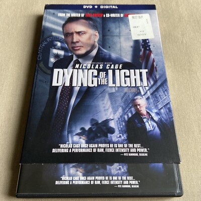 Dying of the Light (DVD 2014 W Slipcover) Nicolas Cage Action Thriller CIA Agent