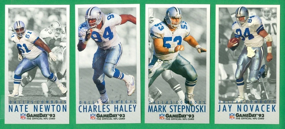 1993 FLEER GAMEDAY DALLAS COWBOYS TEAM SET  SUPER BOWL CHAMPS  SMITH  AIKMAN - Image 2 of 2