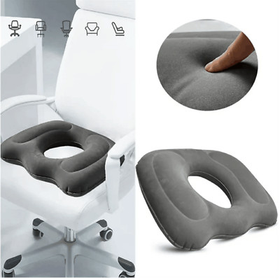 Donut Coccyx Orthopedic Memory Foam Seat Cushion Lumbar Back Pillow Pain Relief