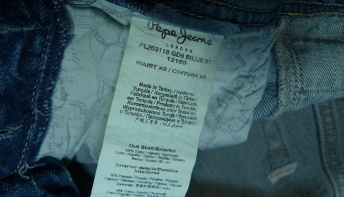 seltene Pepe Jeans BILLIE RT Latzhose Jeans gr. XS Blau Hose Denim Latz-Hose - Bild 5 von 8
