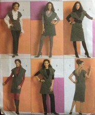 Butterick Sewing Pattern 5100 Tunic Dress And Belt Misses Size L-XL