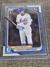 2024 Bowman Chrome Edward Lantigua 1st Bowman #BCP-246 - METS