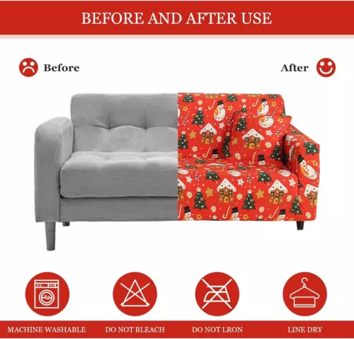 High Stretch Sofa Cover 1 2 3 4 Seater Slipcover Lounge Protector Couch Cover AU - Picture 74 of 96
