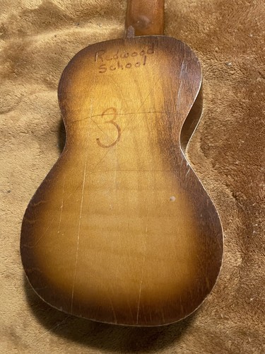 Vintage 1960’s Harmony Uke Ukulele Chicago USA Body Only Parts Project Repair - Picture 7 of 9