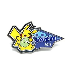 Pokemon 2017 Anaheim World Championship Pikachu Collector's Pin