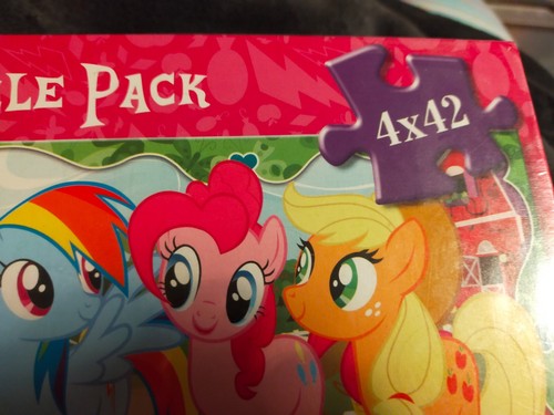 MY LITTLE PONY RAVENSBURGER BUMPER JIGSAW 4x42 pieces new sealed gift Christmas - Picture 4 of 7