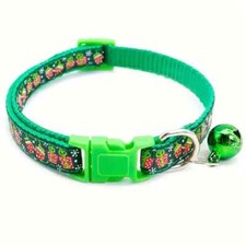 Pet Collar Cat Dog Christmas Adjustable W/Bell Gifts Gloves 7.48-12.60 in