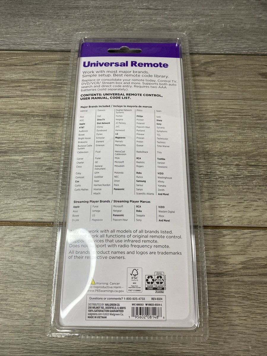 Infinitive Universal Remote (BD) | eBay