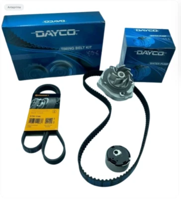 DAYCO KIT DISTRIBUZIONE + POMPA ACQUA CINGHIA SERVIZI FIAT PANDA 500 PUNTO EVO 1.2 1.4
