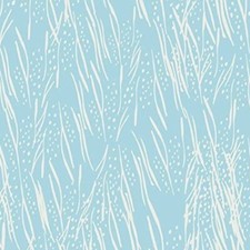 Feline Drive Fabric MEADOW Freshly Cut Lilies Blue - Sold by the Yard
