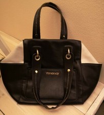 Borsa Yamamay Bauletto usata, borsa media bianco e nero tasche laterali baule