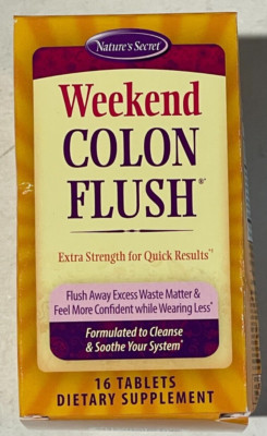 Nature's Secret Weekend Colon Flush 16 Tabs