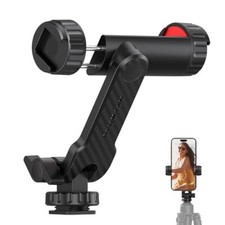 Phone Tripod Mount Universal Smartphone Mount Adapter with 2 Cold Shoe and 1/...