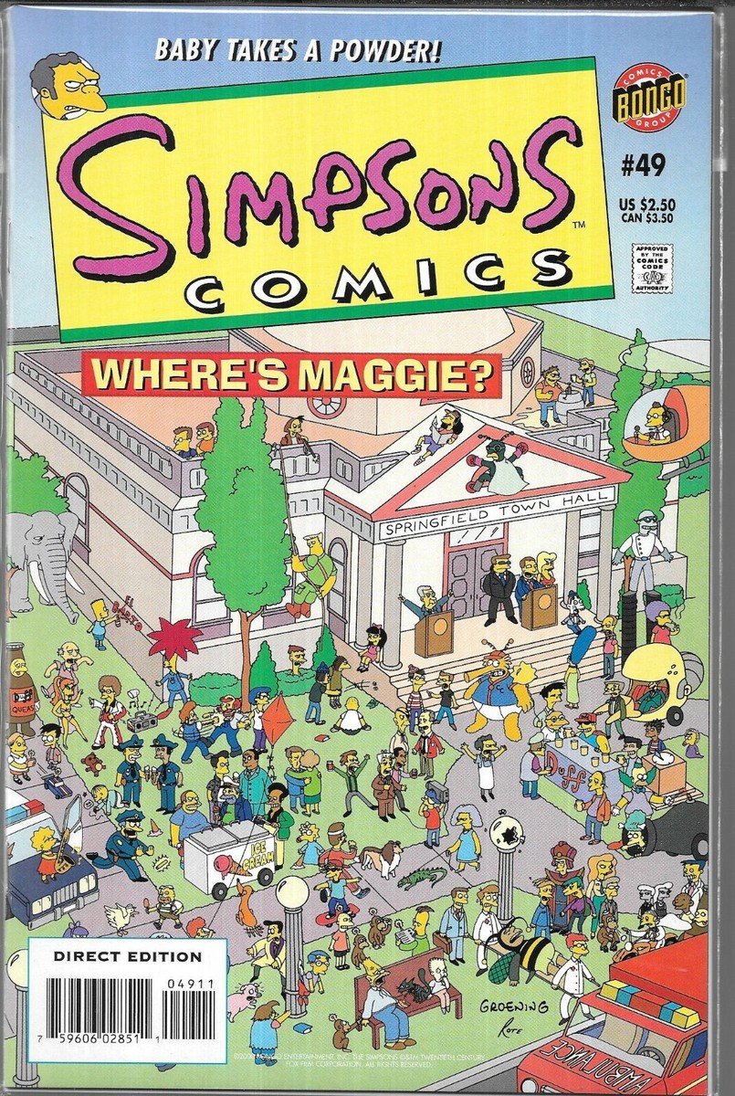 SIMPSONS COMICS #49 (VF/NM) MARGE, LISA, BART & HOMER