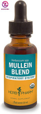 Certified Organic Mullein Blend Liquid Extract for Respiratory System Support -