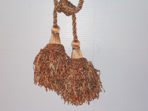 Kravet, Mardi Gras, Drapery Tieback, Adjustable Cord, Double Tassel, Var Colors - Picture 10 of 15
