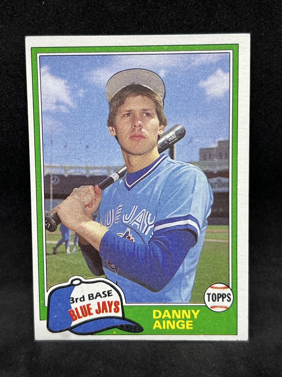 Danny Ainge 1981 Topps Baseball RC Rookie #727 Toronto Blue Jays