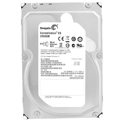 SEAGATE ST2000NM0001 2TB SAS 64MB 7.2K 3.5'' 