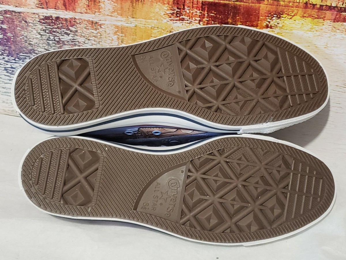 Converse All Star Nate Van Dyke Robot Foot Print Special Edition Men\'s Size 10.5 Converse All Star N8 Nate Van Dyke High Top Sneakers Mens  main image 2