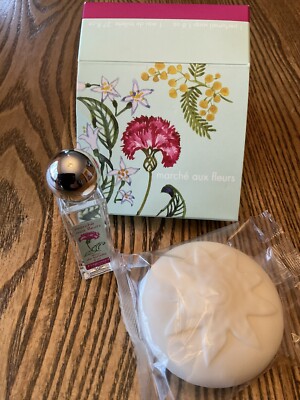 NIB New * Sample * Women s FRAGONARD  MARCHE AUX FLEURS  8 ml Perfume & 1 Soap
