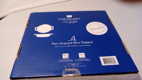 Porcelana 4 set of Pan-shaped Mini Tasters - Picture 3 of 4
