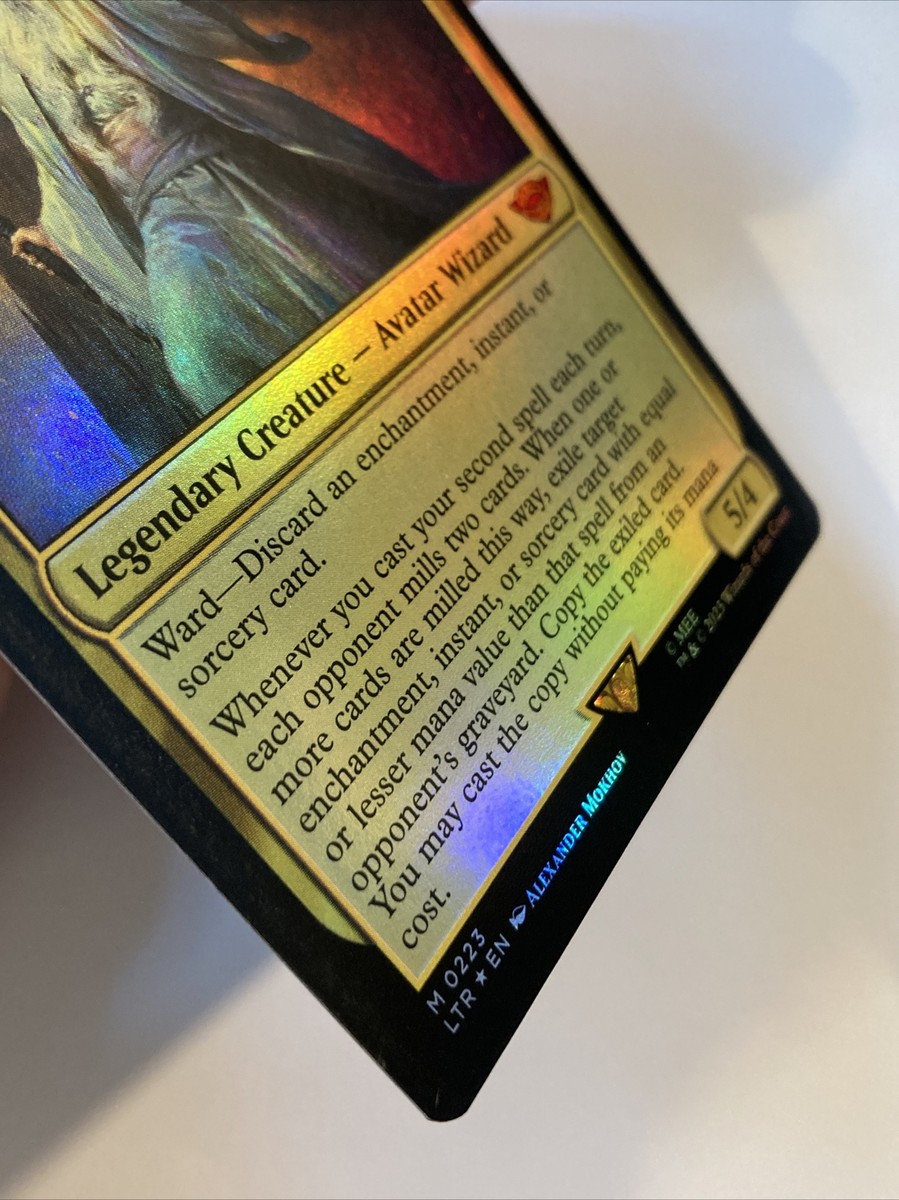 MTG Saruman of Many Colors *FOIL* The Lord of the Rings 0223 NM