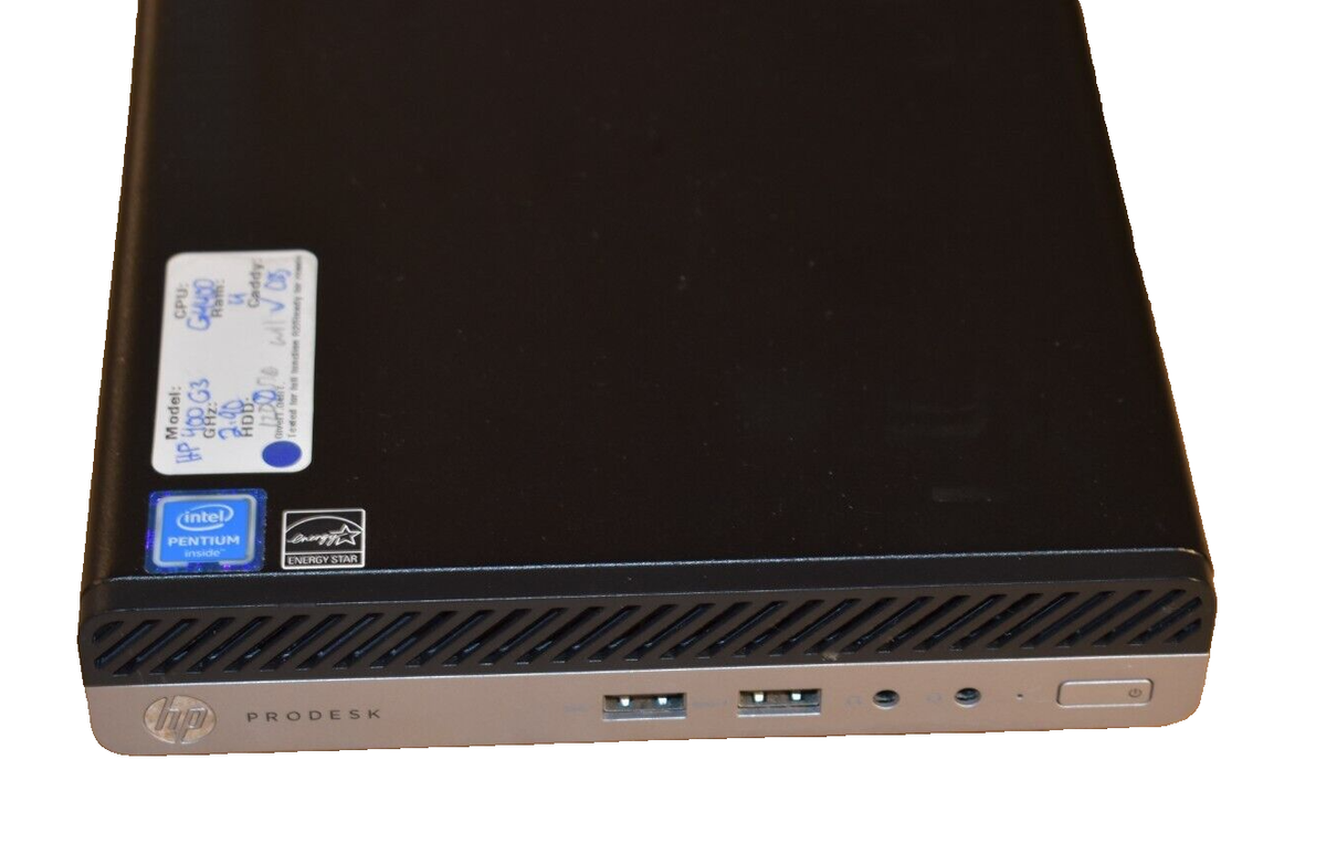 HP Prodesk 400 G3 Tiny Mini Micro PC G4400T 8GB RAM 120GB SSD