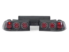 DEPO Carbon Fiber Look Rear Tail Lights For 1992-1994 Mitsubishi Eclipse GST GSX