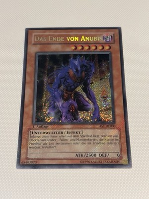 AST-DE000 1. Auflage Das Ende Von Anubis Ancient Sanctuary Holo Bleed Misprint