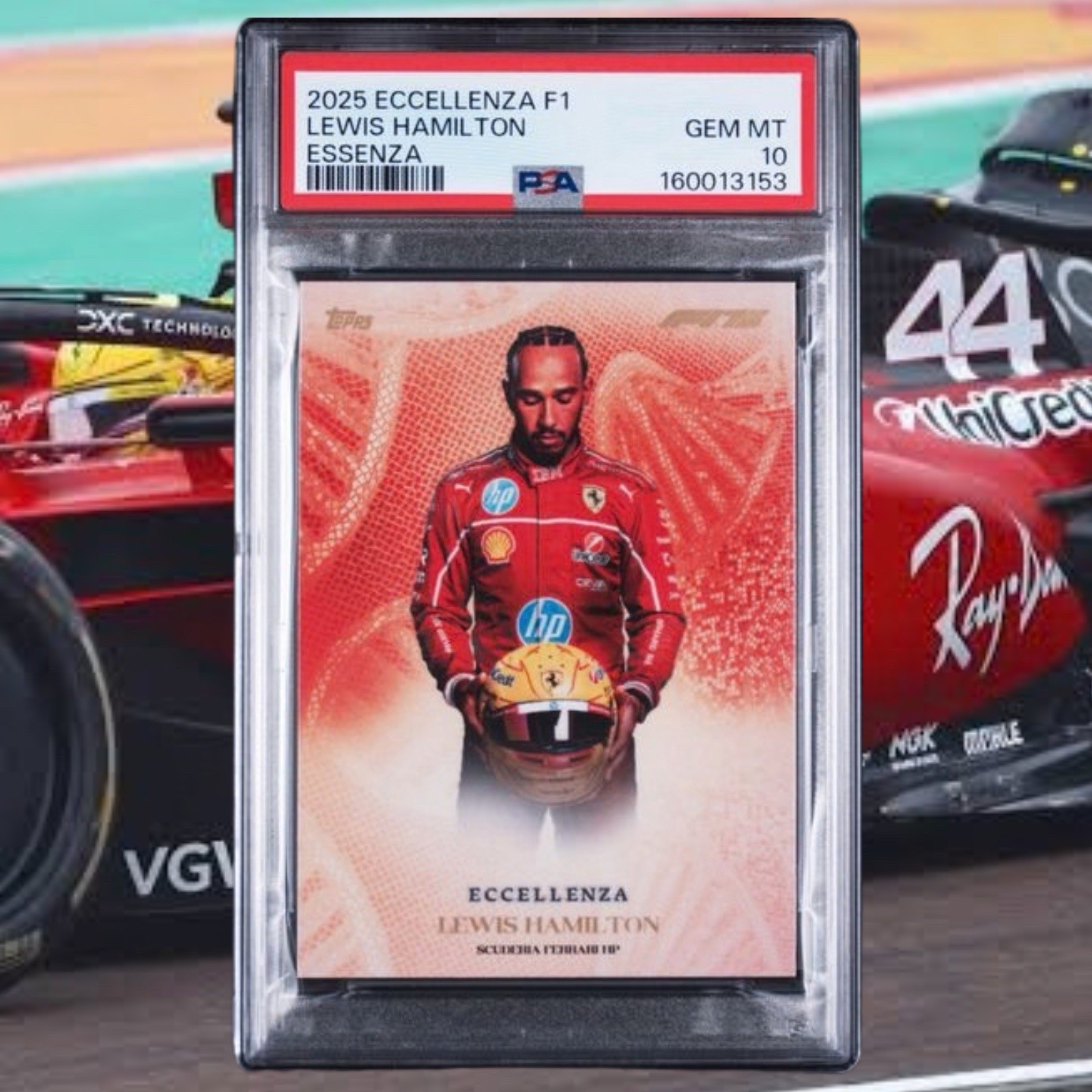 PSA 10 2025 ECCELLENZA F1 Lewis Hamilton Essenza Formula 1 Ferrari Gem Mint